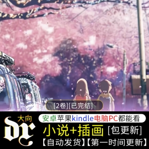 秒速五厘米 epub小说定制设计服务插画电子书素材源文件大向素材